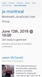 Mobile Screenshot of js-montreal.org